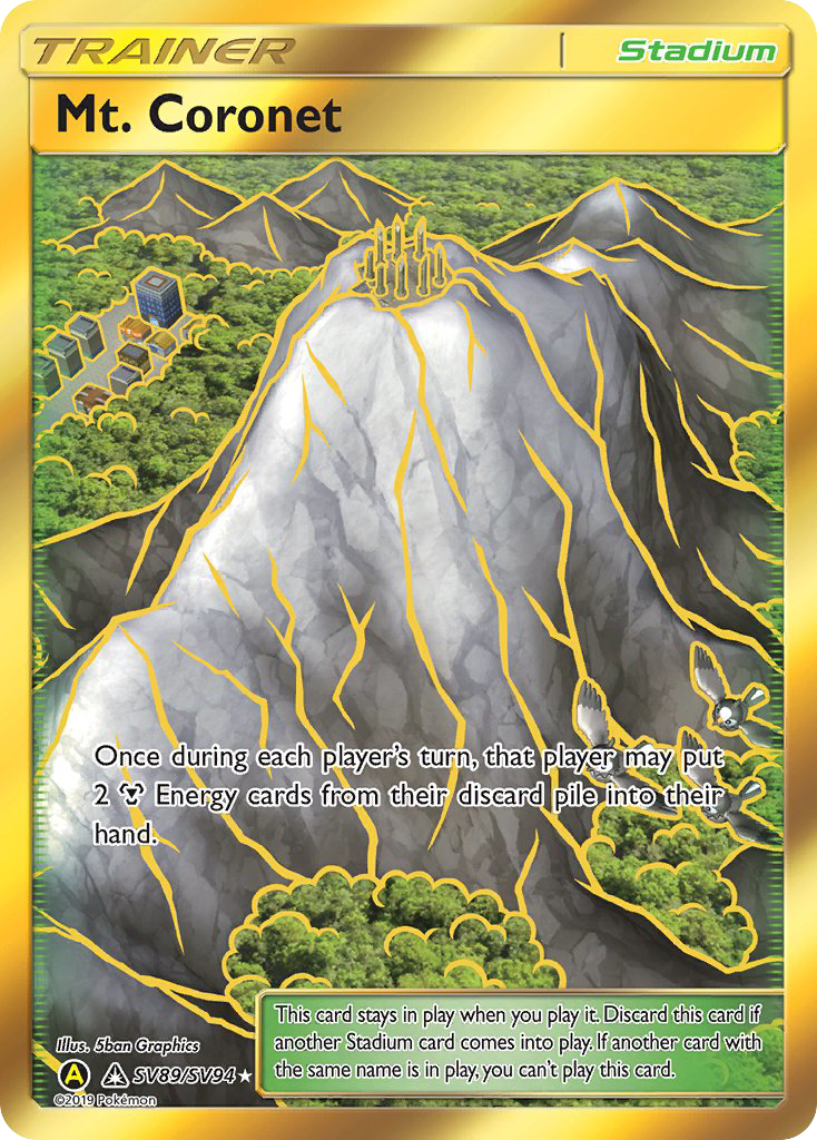 Pokémonkaart SV89/V94 - Mt. Coronet - Shiny Vault - [Rare Secret]