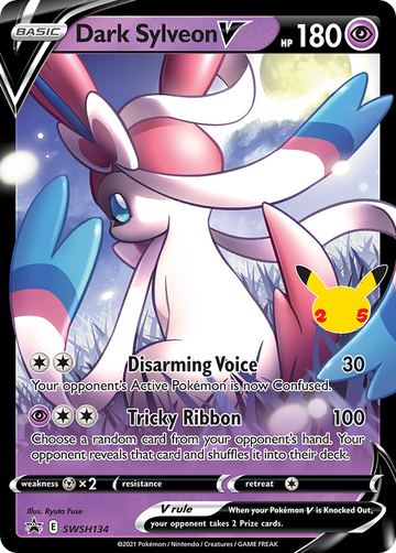 SWSH134 - Dark Sylveon V - [Promo]