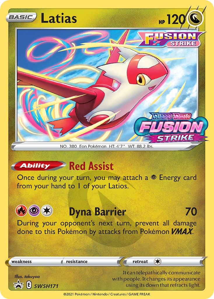 Pokémonkaart SWSH171 - Latias - SWSH Black Star Promos - [Promo]