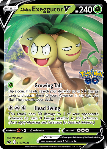 SWSH225 - Alolan Exeggutor V - [Promo]