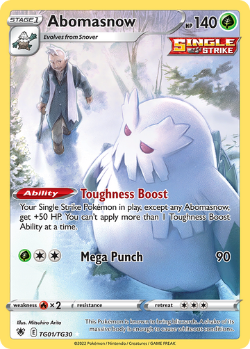 TG01/TG30 - Abomasnow - [Trainer Gallery Rare Holo]