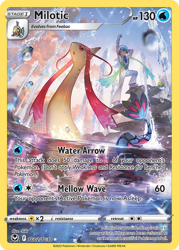 TG02/TG30 - Milotic - [Trainer Gallery Rare Holo]