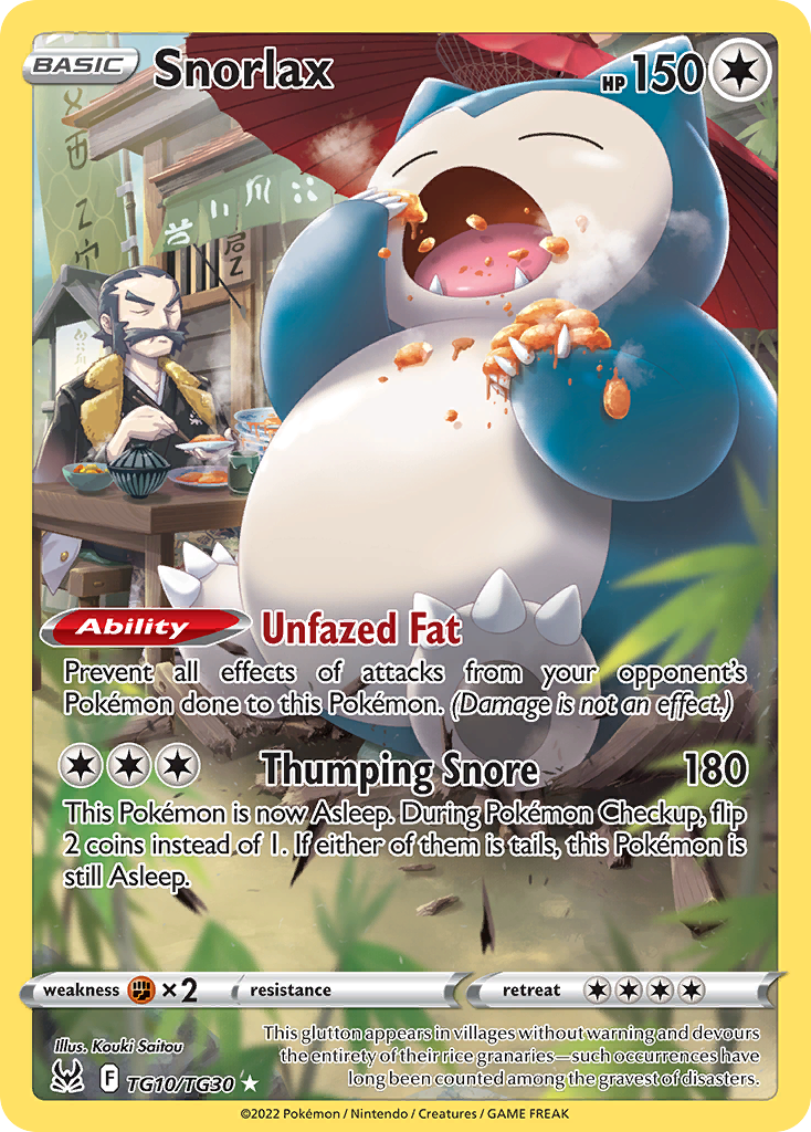 TG10/TG30 - Snorlax - [Rare Holo]
