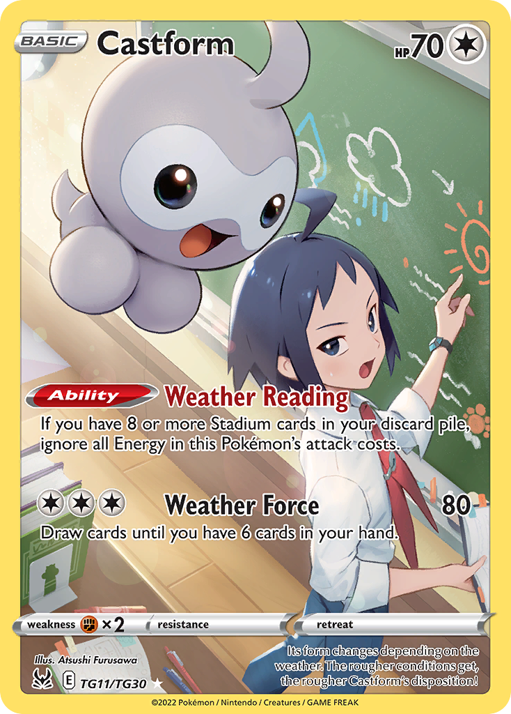 TG11/TG30 - Castform - [Rare Holo]
