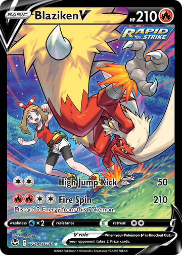 TG14/TG30 - Blaziken V - [Trainer Gallery Rare Holo V]